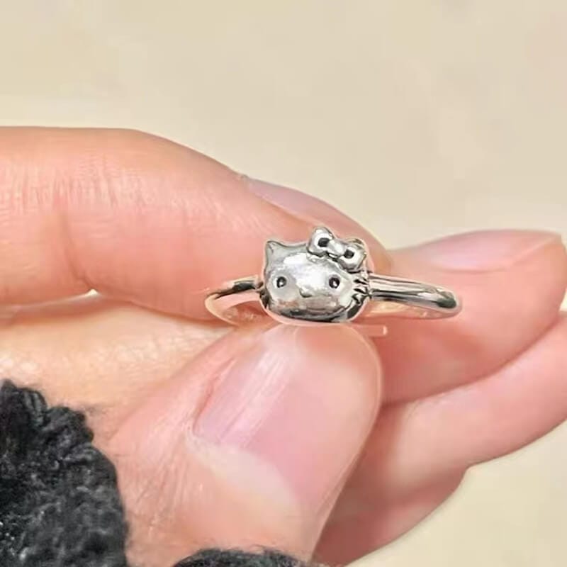 anillo hello kitty metal