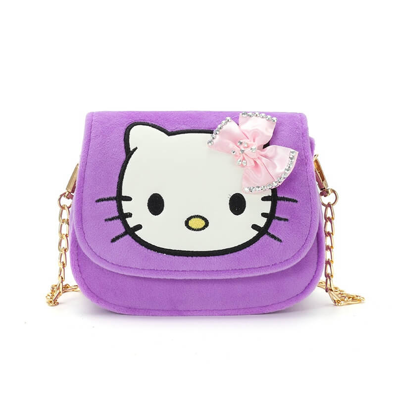 bolso de hello kitty violeta
