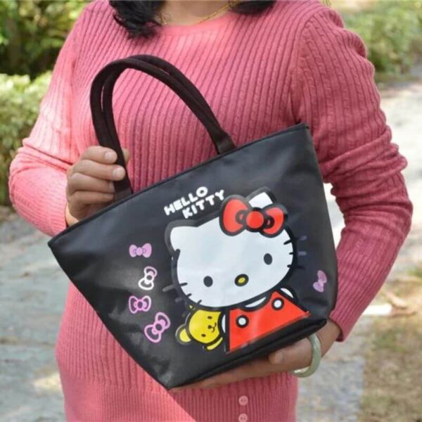 bolso hello kitty gris