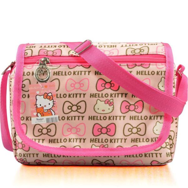bolso hello kitty lazo rosa