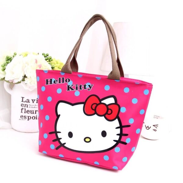 bolso hello kitty lunares rosa