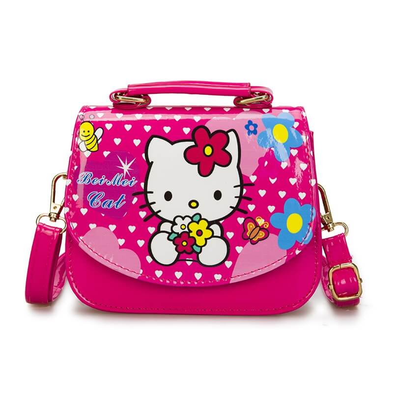 bolso hello kitty mariposa rosa chicle