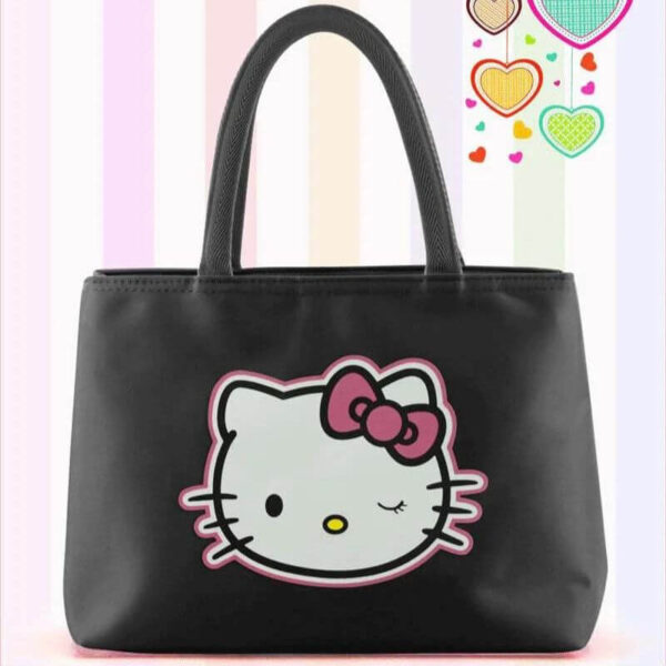 bolso hello kitty simple negro