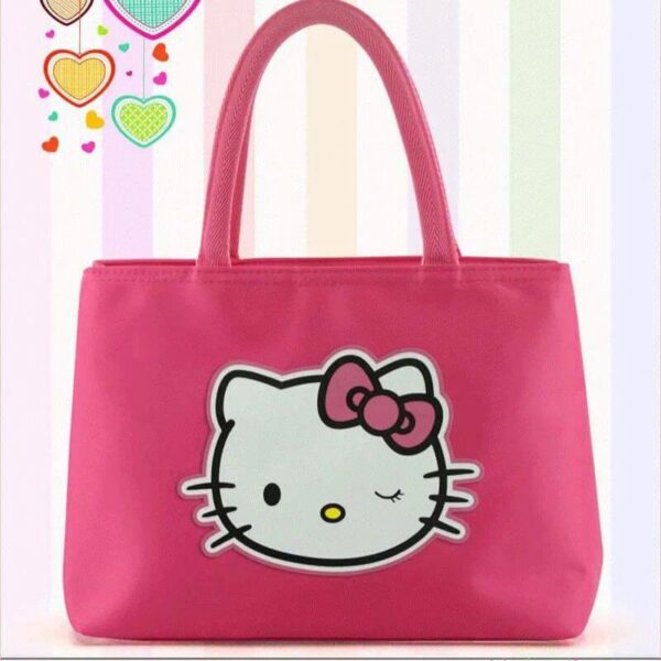 bolso hello kitty simple rosa chicle
