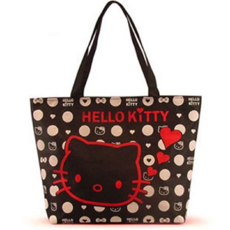 bolso hello kitty tela marrón bolso hello kitty tela marrón