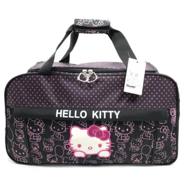bolso hello kitty viaje negro