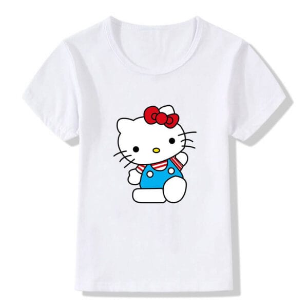 camiseta de hello kitty blanca