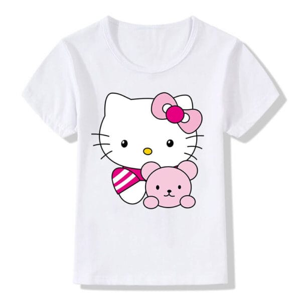 camiseta hello kitty blanco