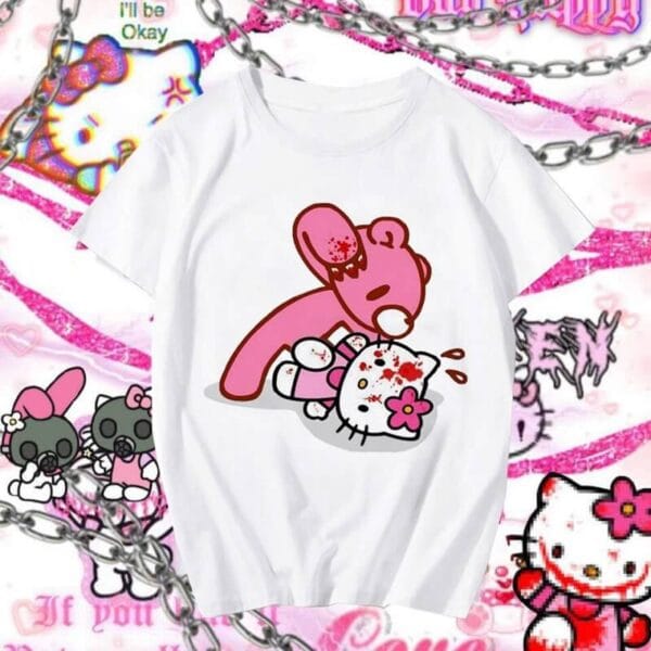 camiseta hello kitty gore