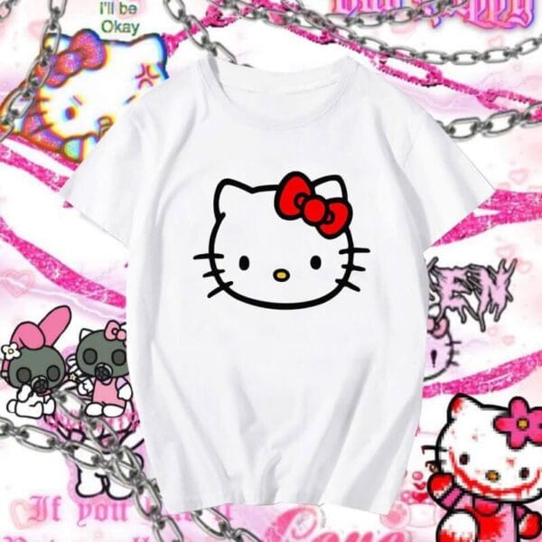 camiseta hello kitty rojo