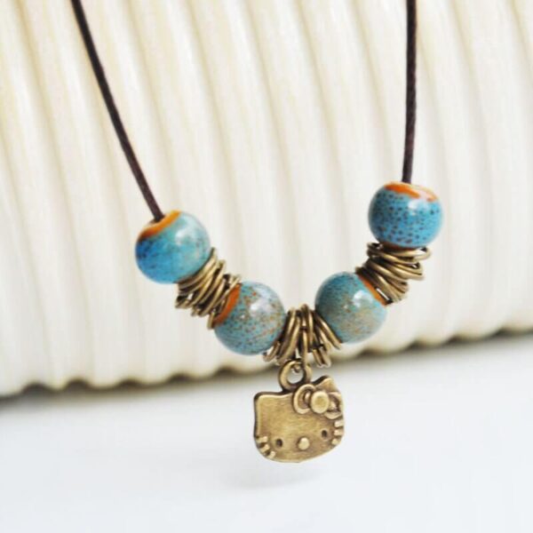 colgante hello kitty azul