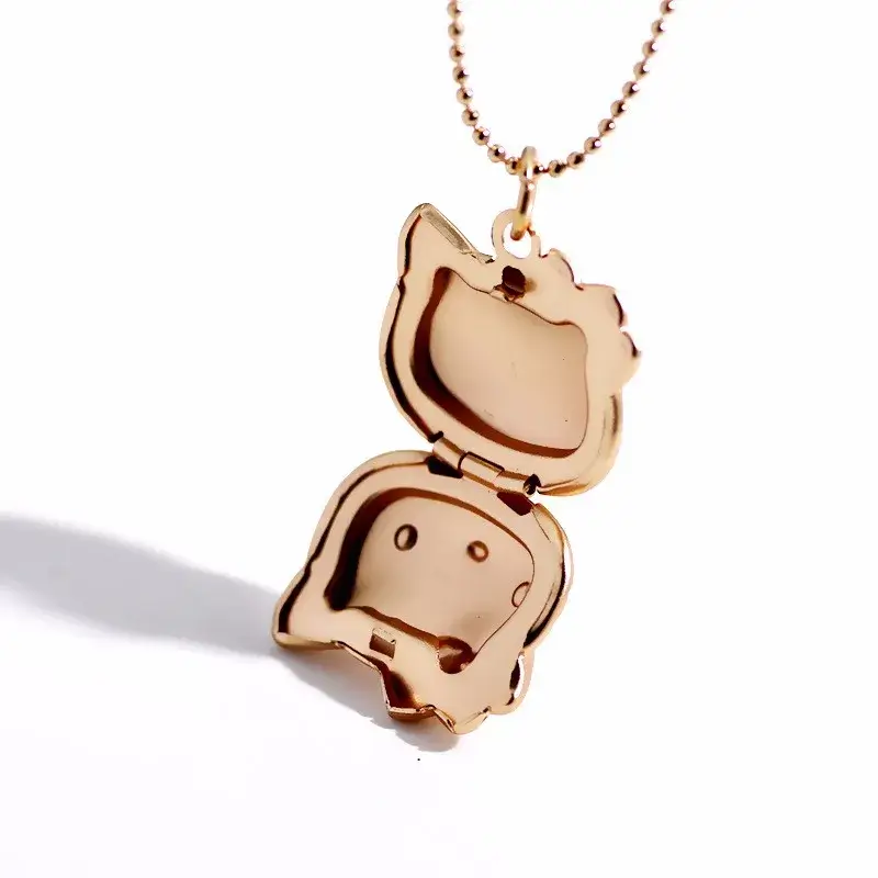 colgante hello kitty oro rosado