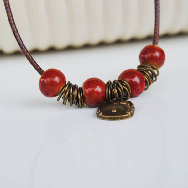 colgante hello kitty rojo