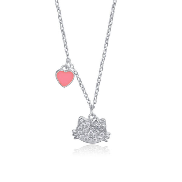collar hello kitty con corazon