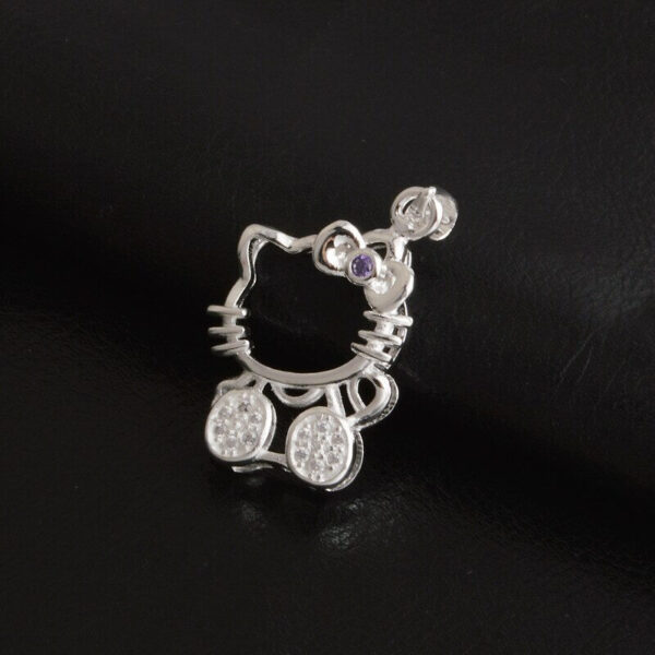 collar hello kitty cristal blanco