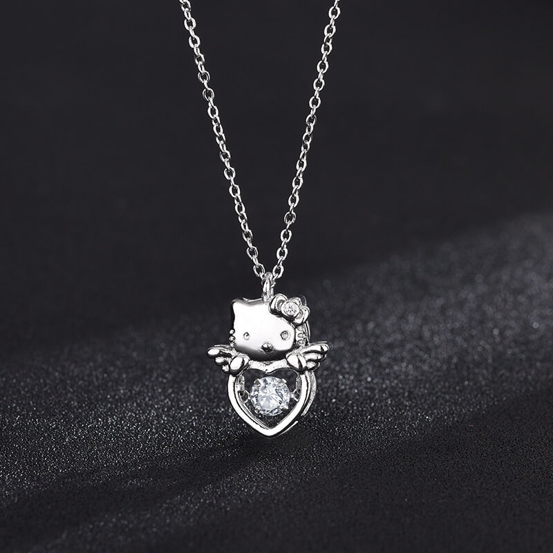 collar hello kitty de plata collar hello kitty de plata