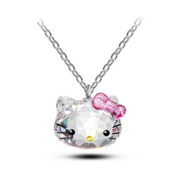 collar hello kitty diamante