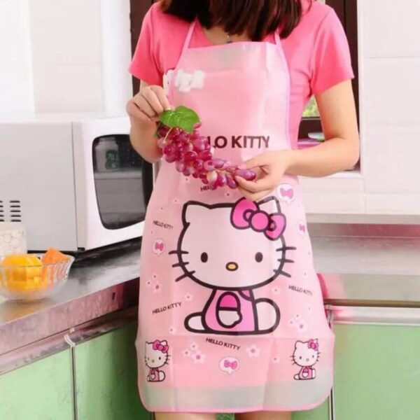 delantal hello kitty color rosa