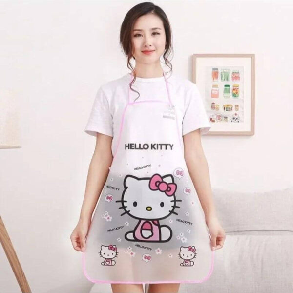 delantal hello kitty color rosa