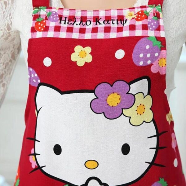 delantal hello kitty fresa