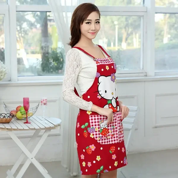 delantal hello kitty fresa