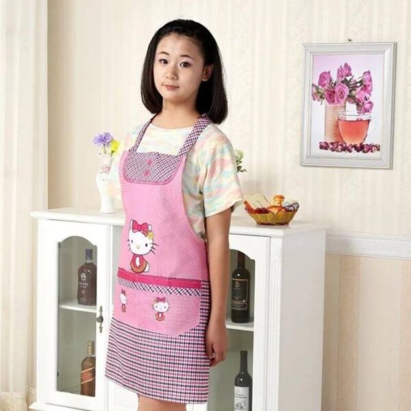 delantal hello kitty rosa