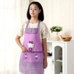 delantal hello kitty violeta