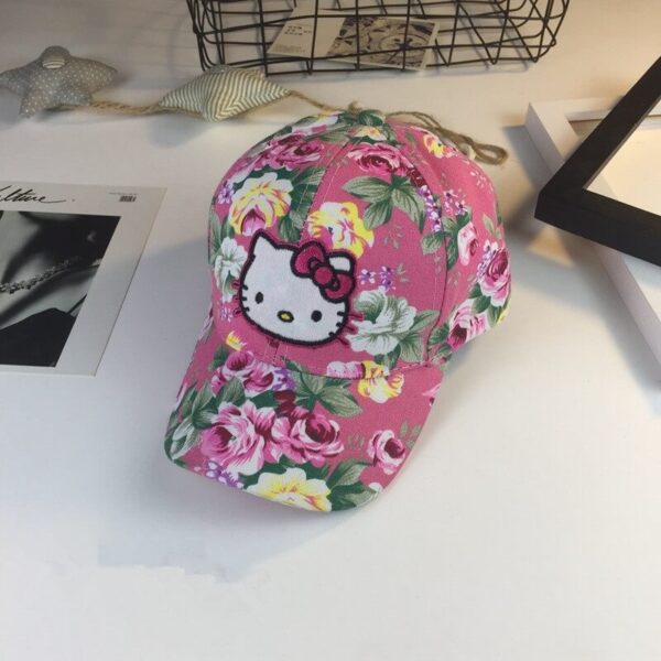 gorra de hello kitty rosa