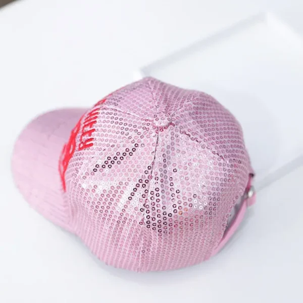 gorra hello kitty brillante rosa