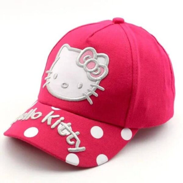 gorra hello kitty lunares rojo