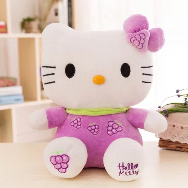 hello kitty morada peluche