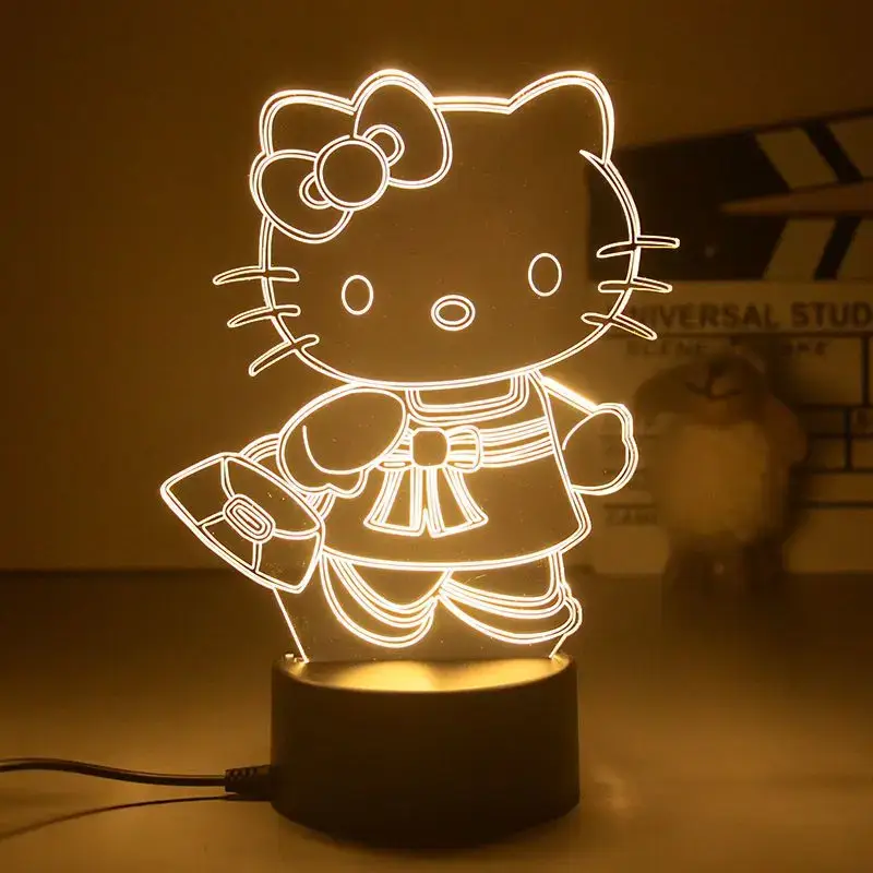 lámpara de hello kitty