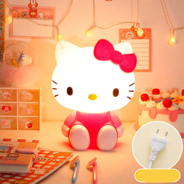 lámpara hello kitty rosa