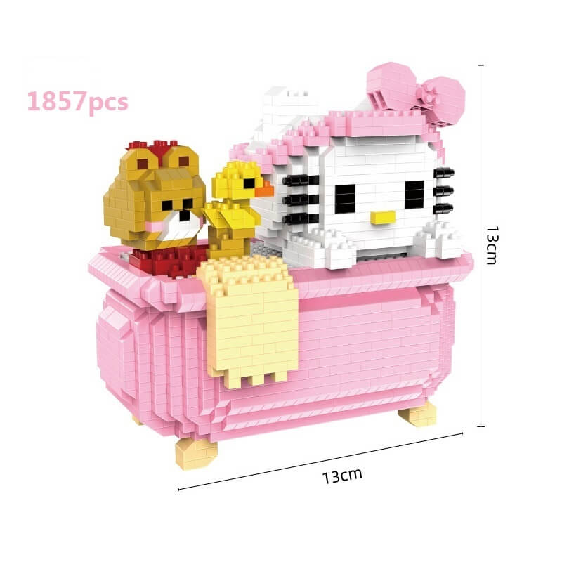 lego hello kitty bañera