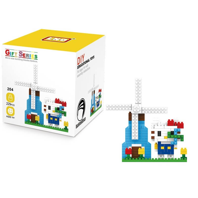 lego hello kitty molino azul