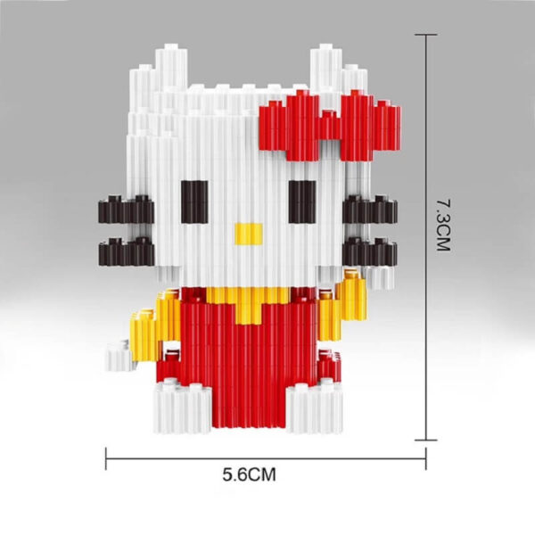 lego hello kitty sentada