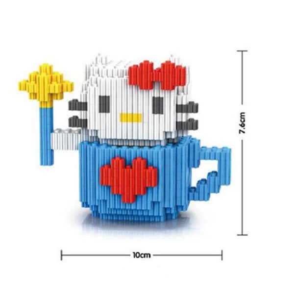 lego hello kitty taza azul