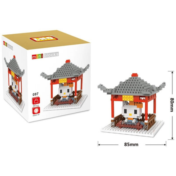 lego hello kitty templo