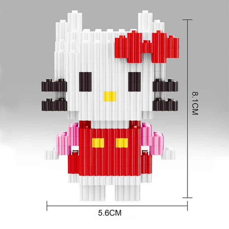 lego hello kitty vestido rojo