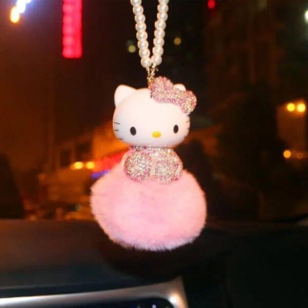 llavero hello kitty con brillo