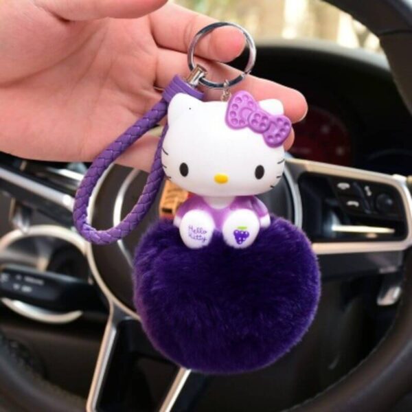 llavero hello kitty violeta