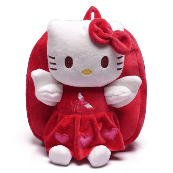 mochila roja hello kitty