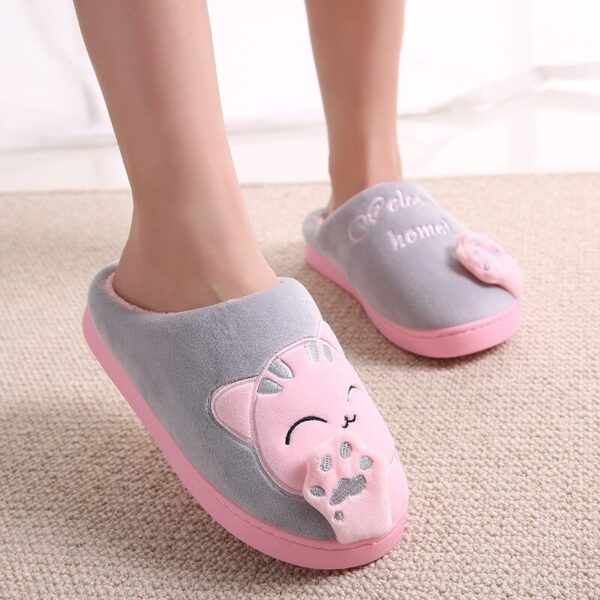 pantuflas hello kitty gris rosa