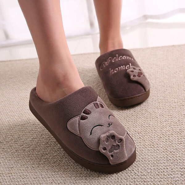 pantuflas hello kitty marron