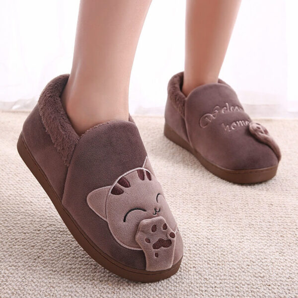 pantuflas hello kitty sonrisa marron