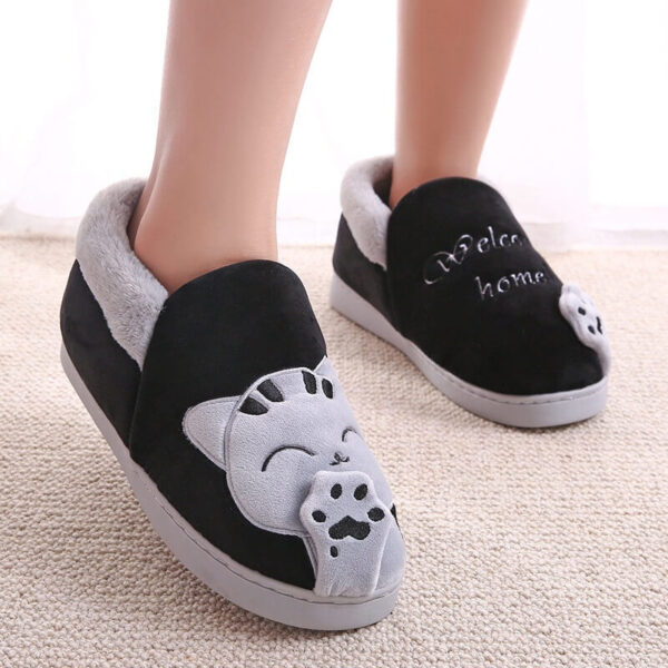 pantuflas hello kitty sonrisa negro
