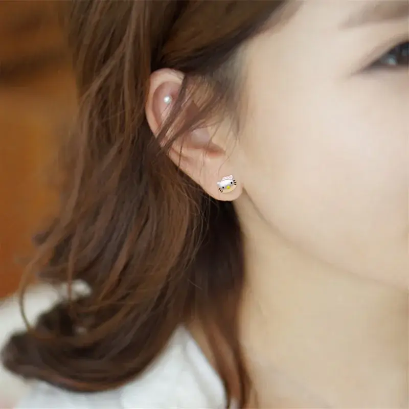 pendientes hello kitty