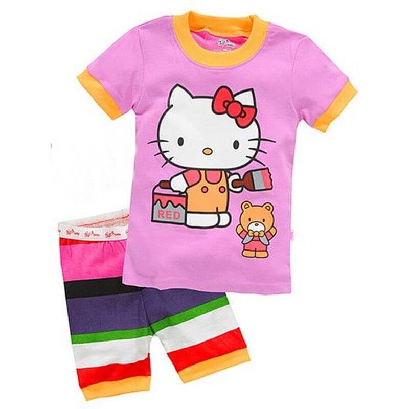 pijama hello kitty color