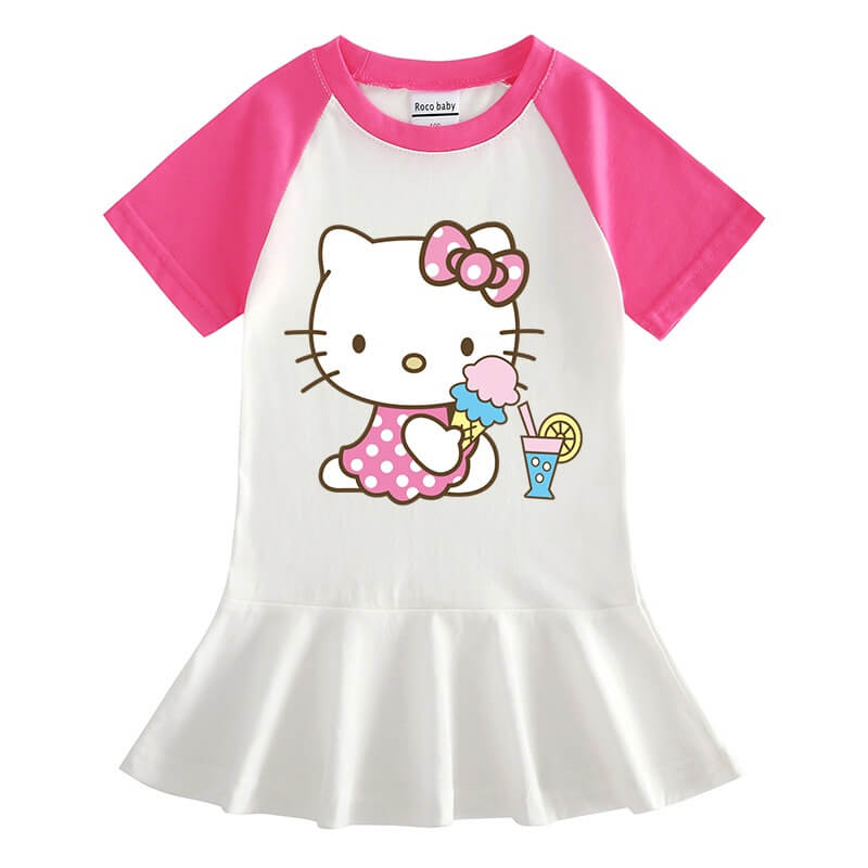 vestido hello kitty helado color rosa vestido hello kitty helado color rosa