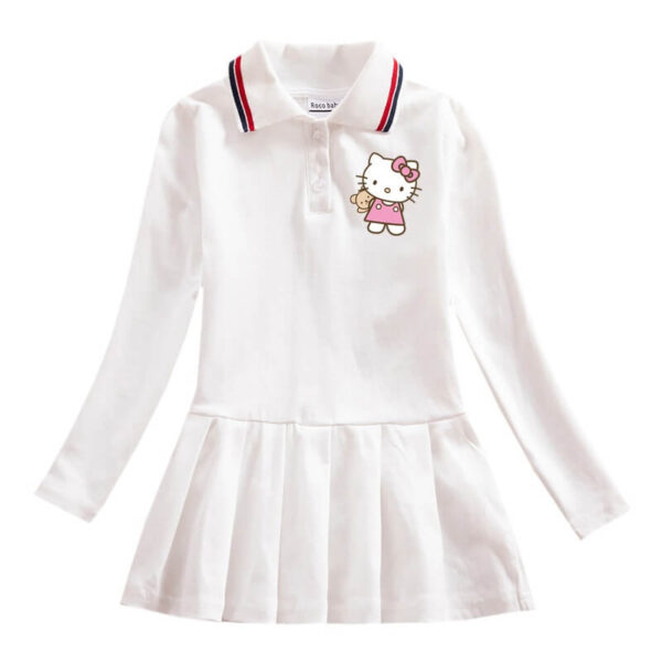 vestido hello kitty polo blanco